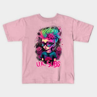 Punk Girl - U.K. Subs Kids T-Shirt